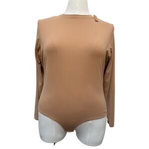 NWT Skims Long Sleeve Bodysuit Size 4X Tan